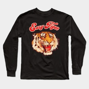 Easy Tiger Vintage Distressed Long Sleeve T-Shirt